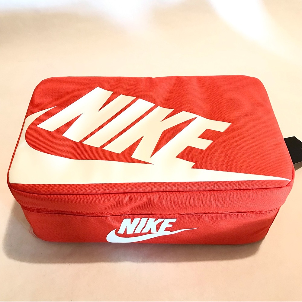 LAST ONE - FREE* Nike Shoebox Bag Orange/Orange/White - Picture 2 of 15